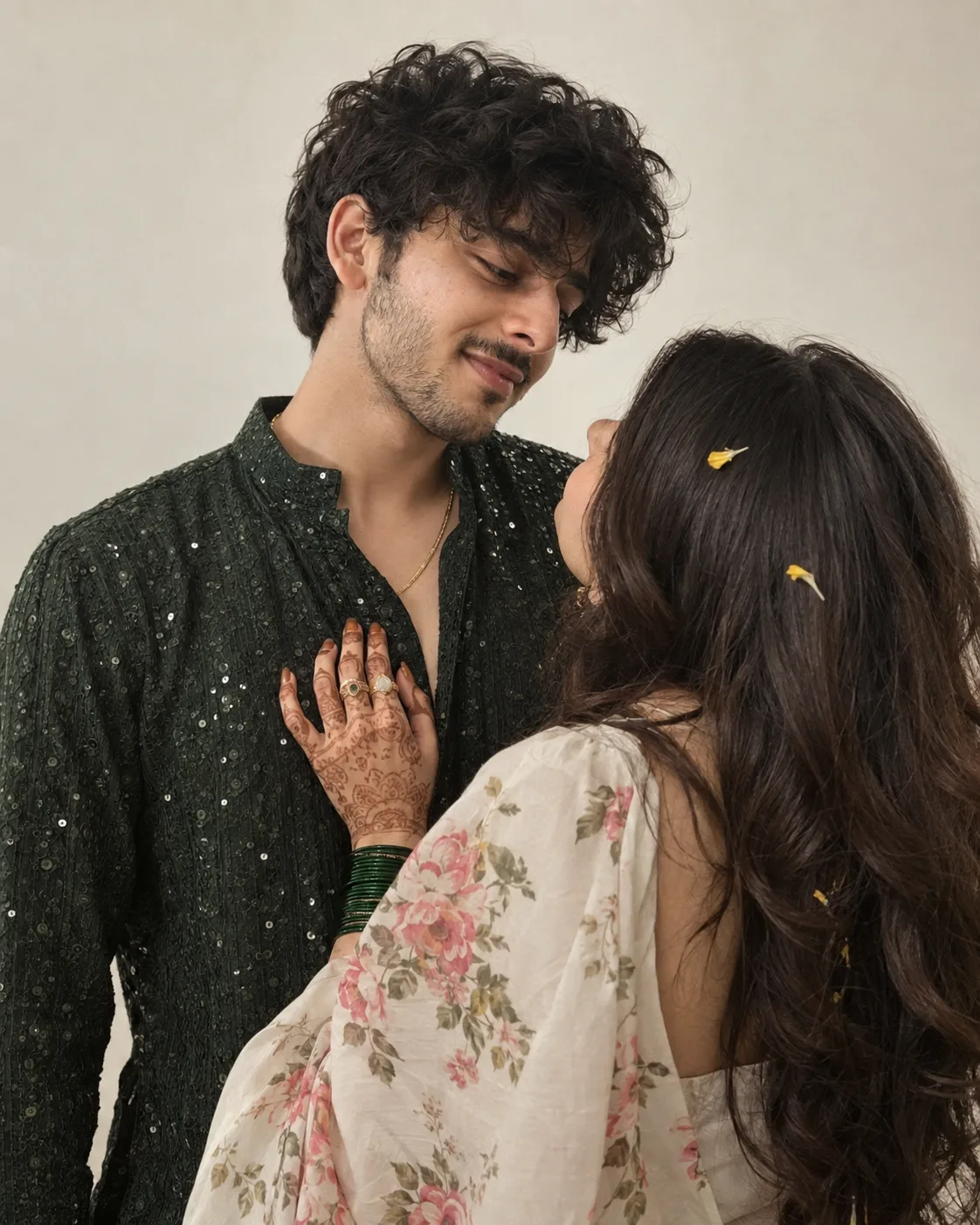 Ultra realistic cinematic portrait of a young couple