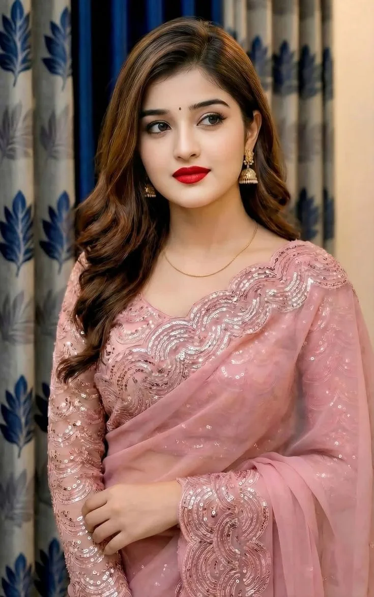 Elegant Pink Saree