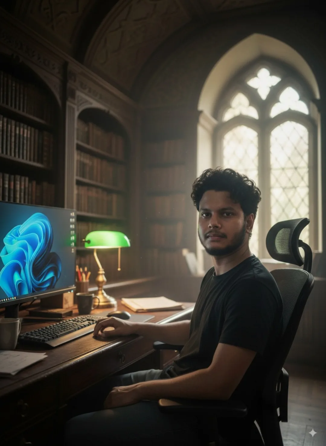 Scholar in the Gothic Library