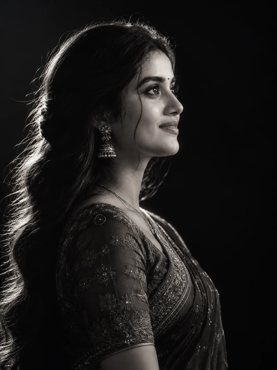 cinematic-monochrome-side-profile-south-indian-portrait