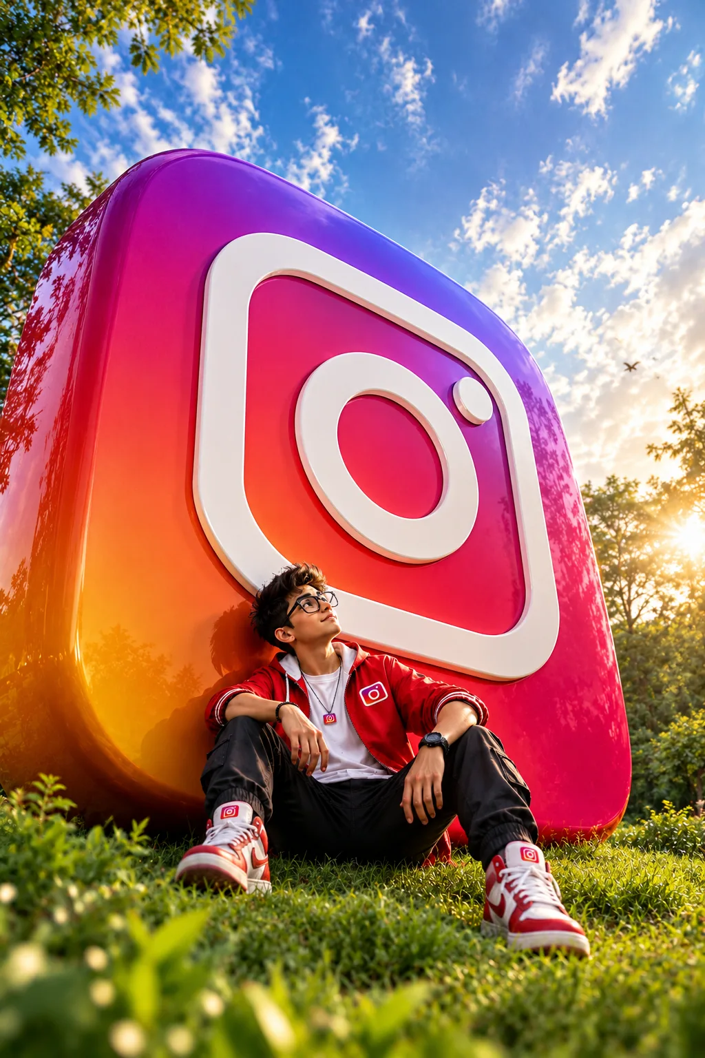 I Created a GIANT Instagram Logo With AI 🤯🔥