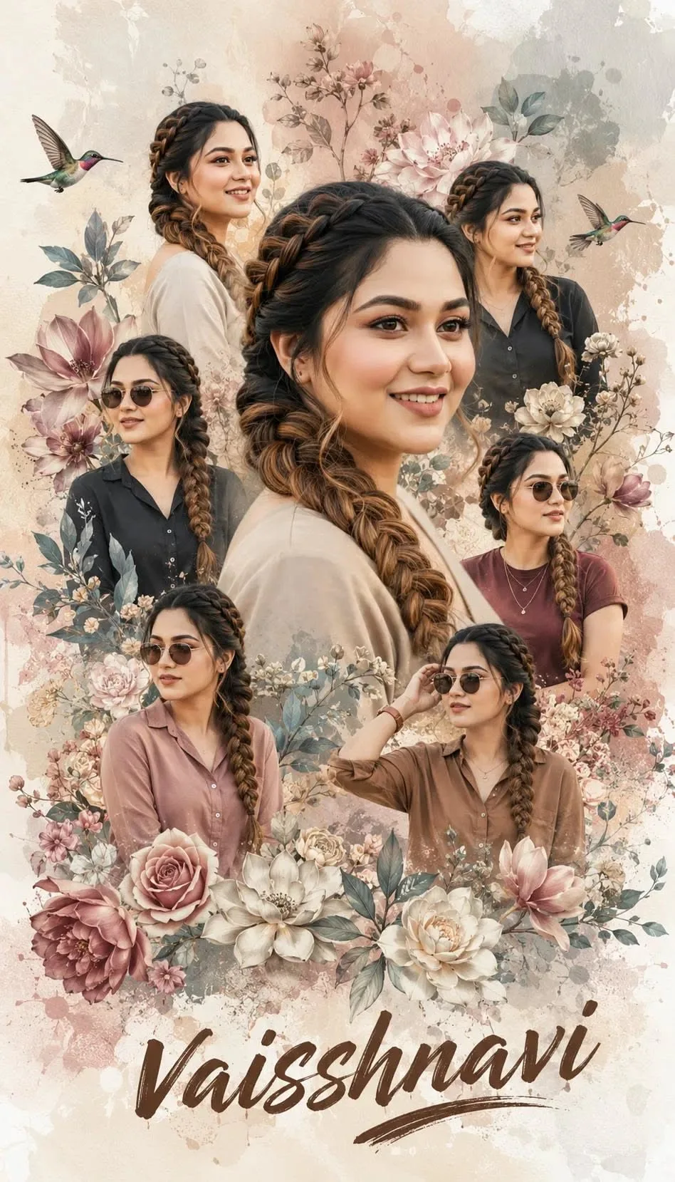 Vaishnavi's Floral Harmony