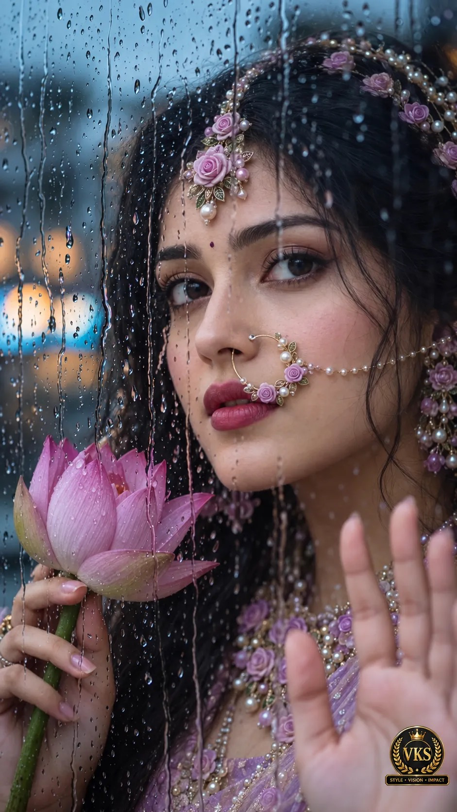Lavender Rain Elegance