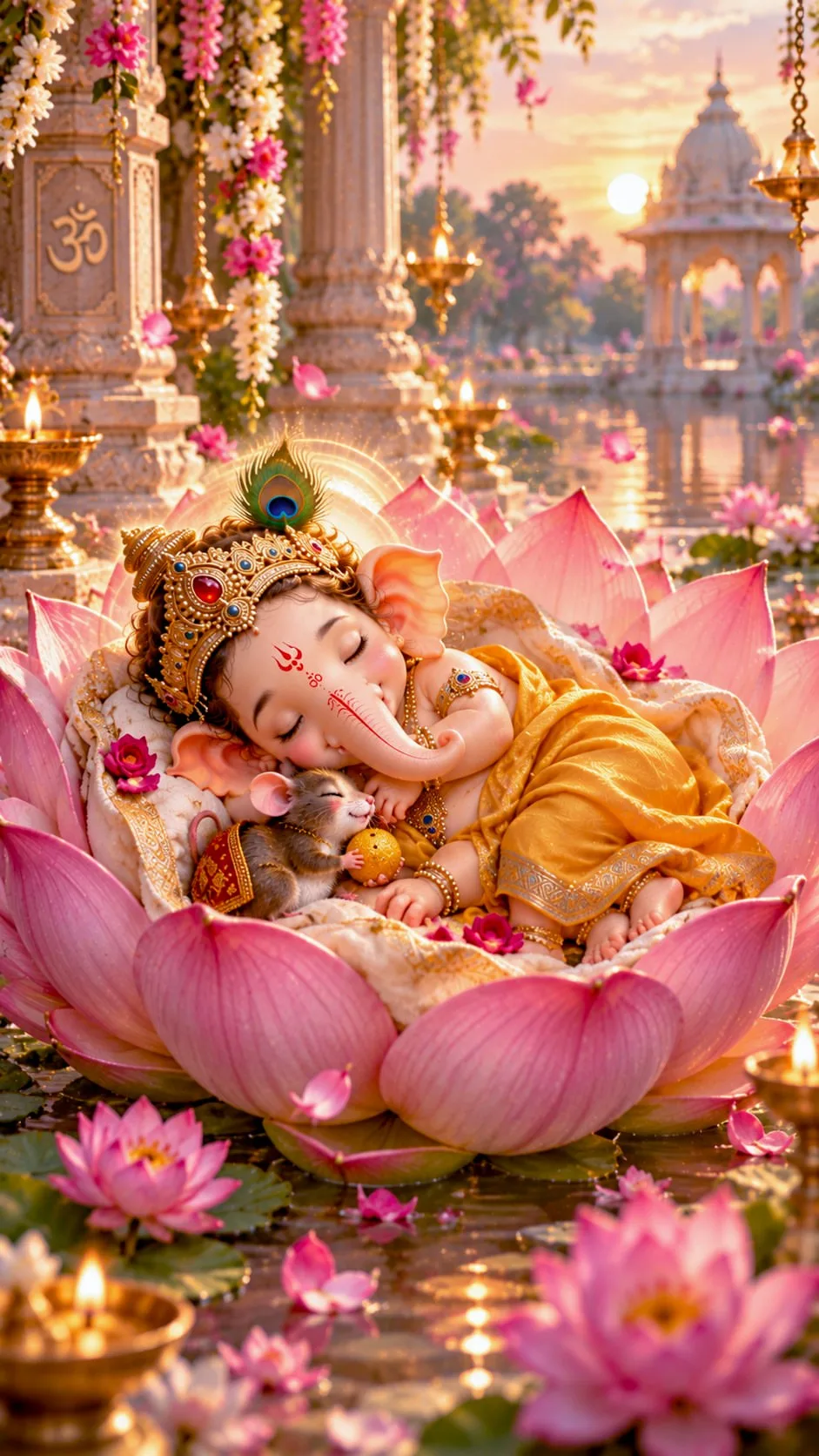 3D CGI Ganesh Ji image prompt