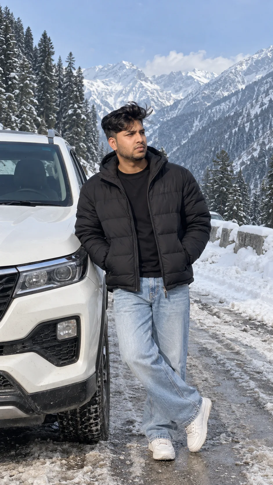 Snowbound Roadside