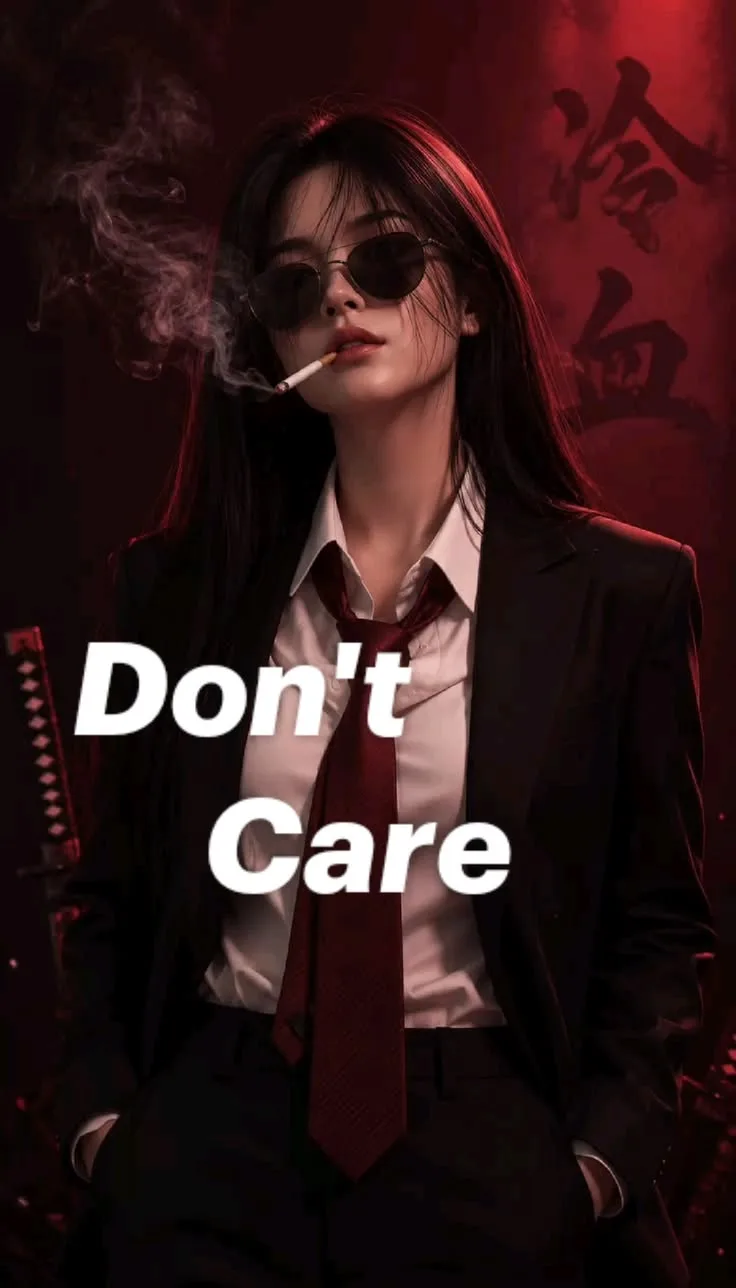 Dark Red Cinematic Boss Girl 🖤❤️