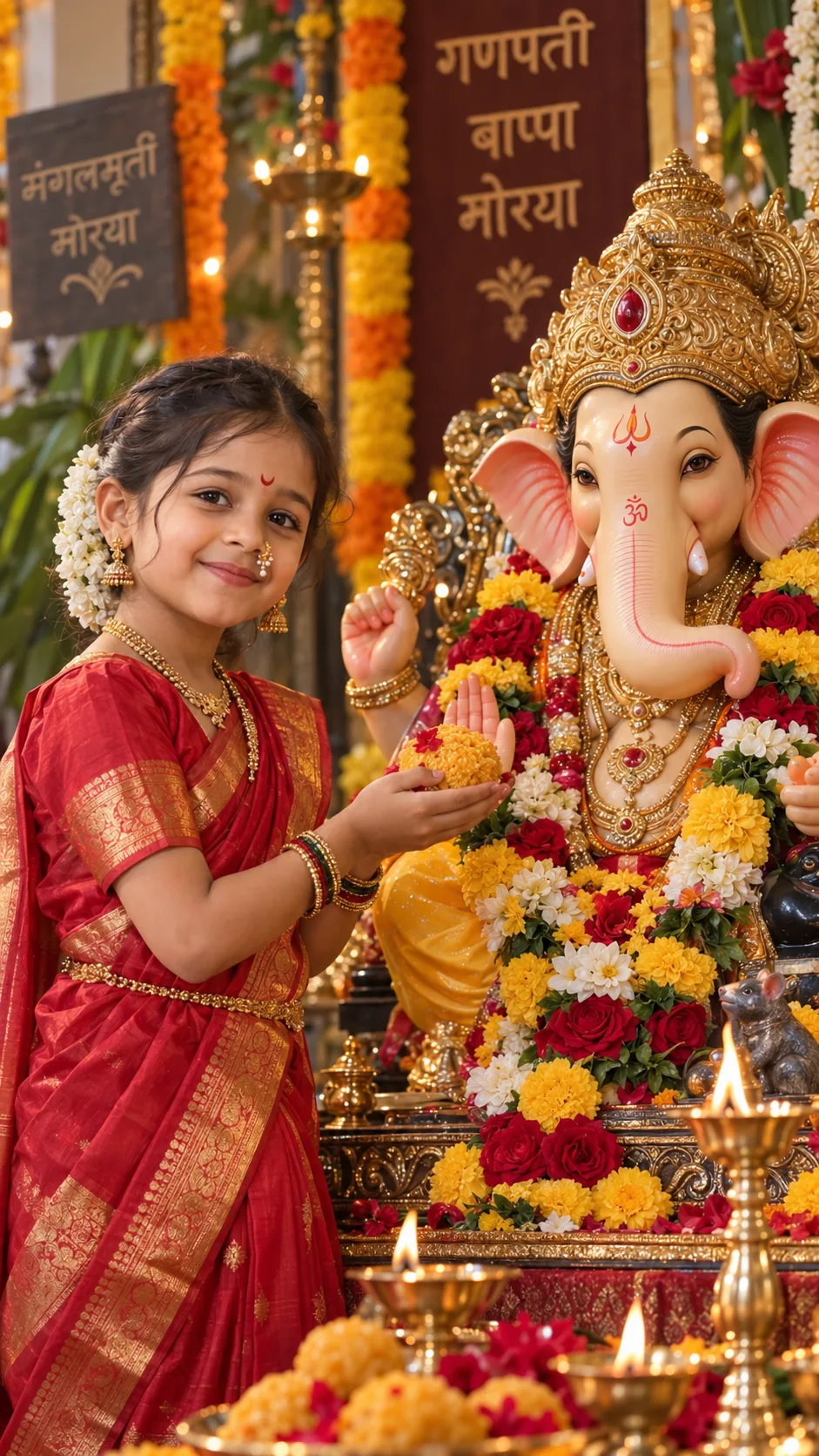 Ganesh Chaturthi Kids Prompt