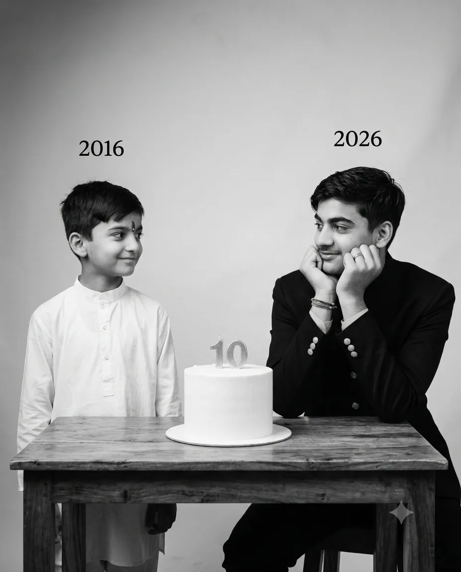 Then & Now: 10 Years of Growing Up