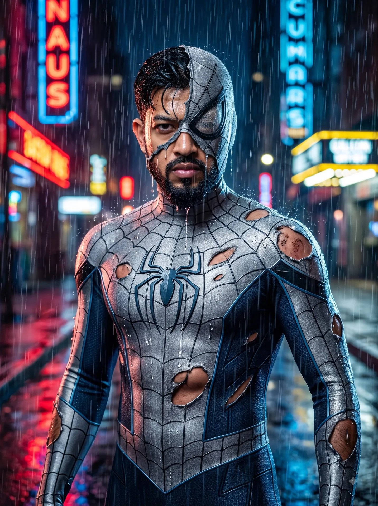 Gray Spiderman
