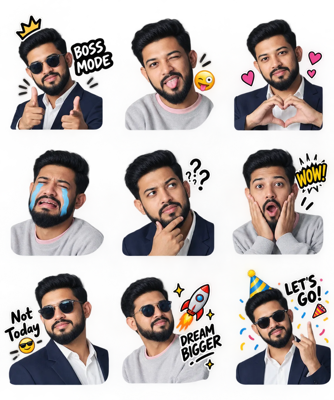 Meme sticker pack based