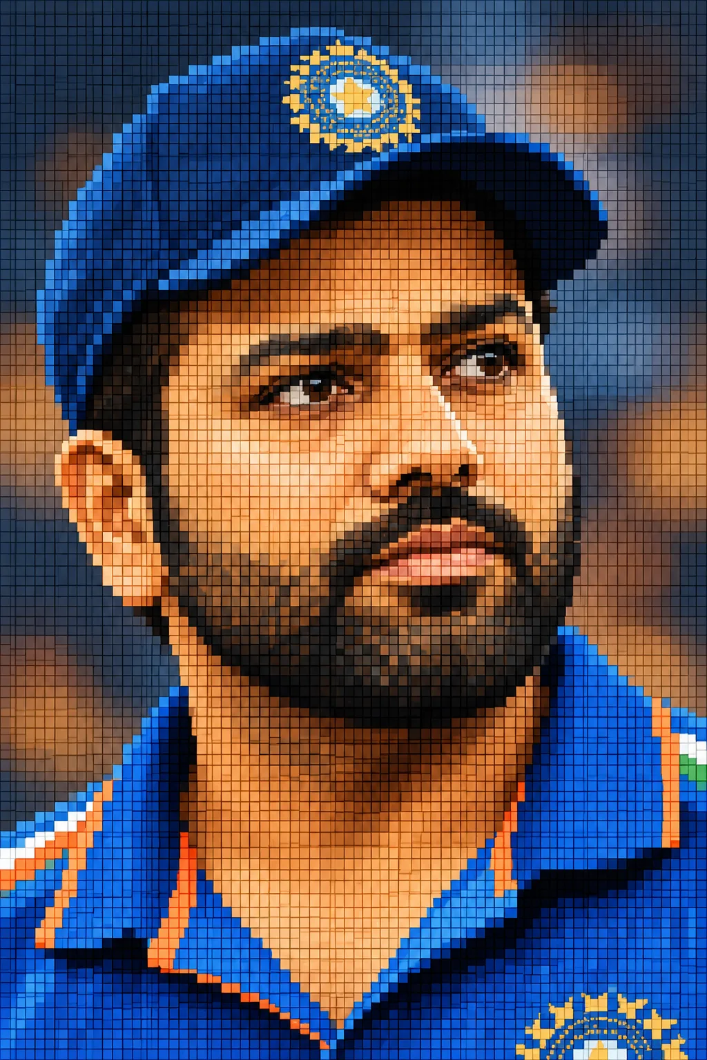 Pixel-Perfect Rohit Sharma 🏏✨
