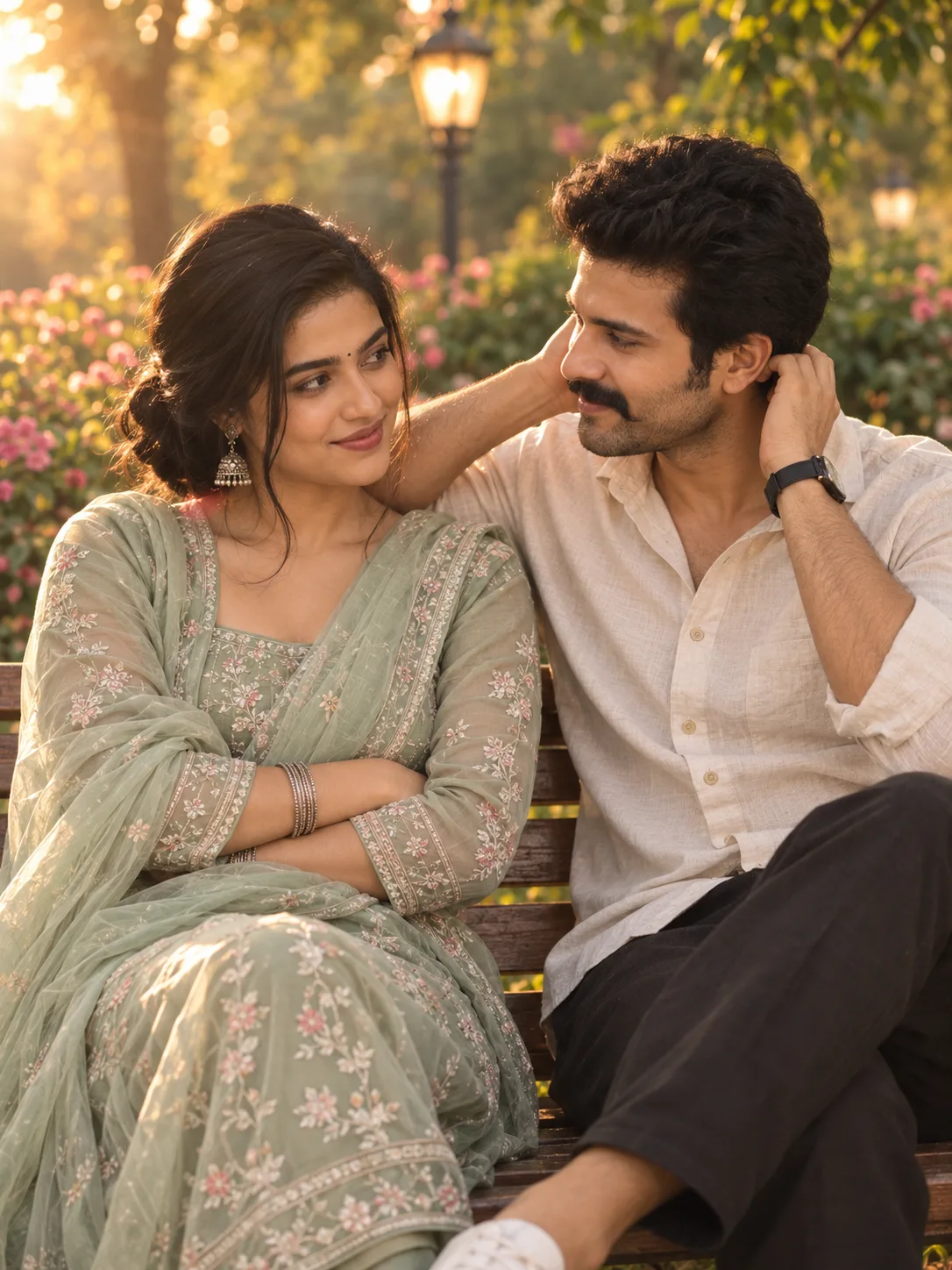 golden-hour-indian-couple-portrait
