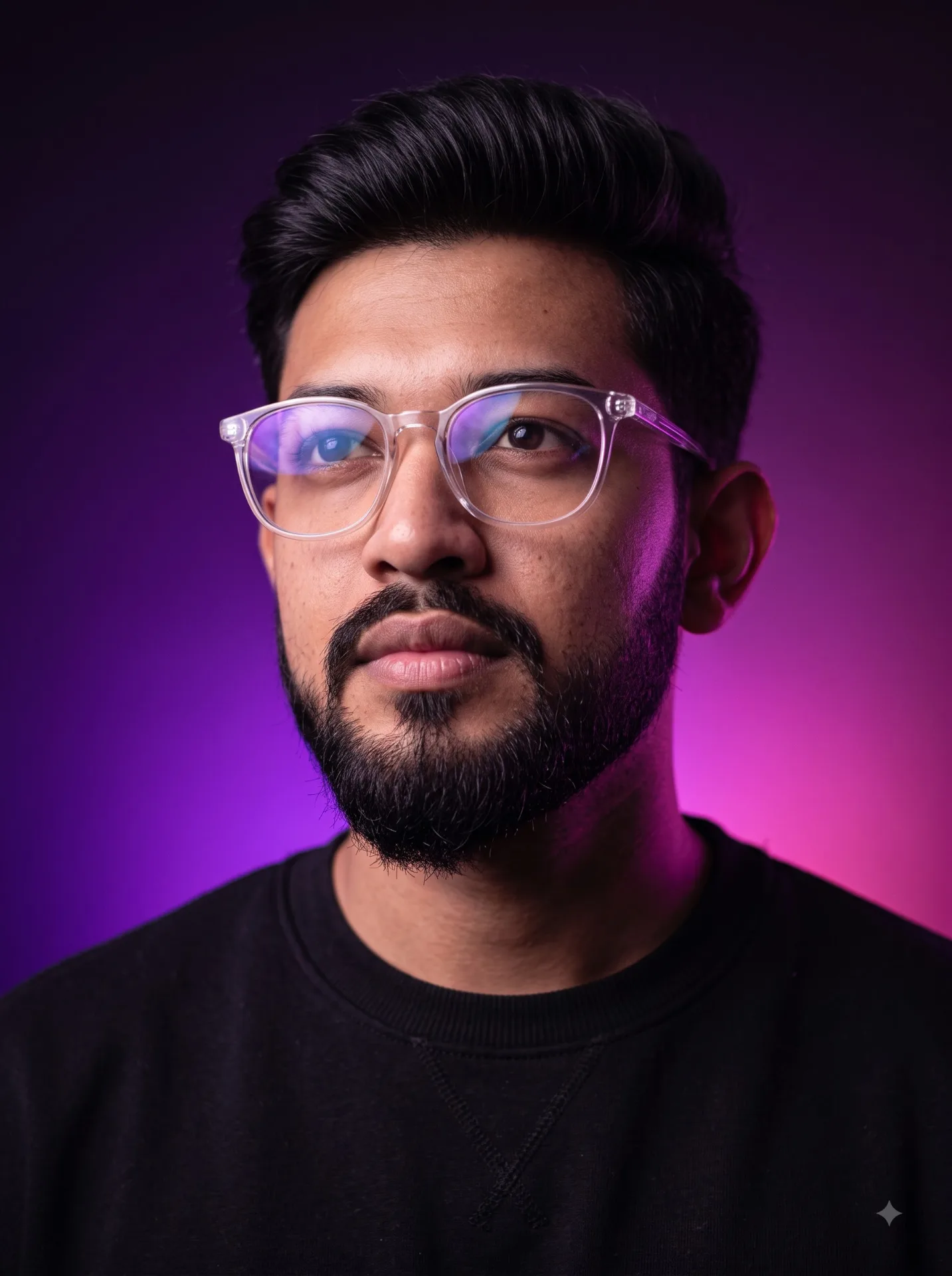 Ultra-realistic modern portrait