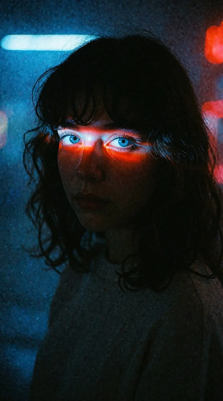 Neon Split Gaze