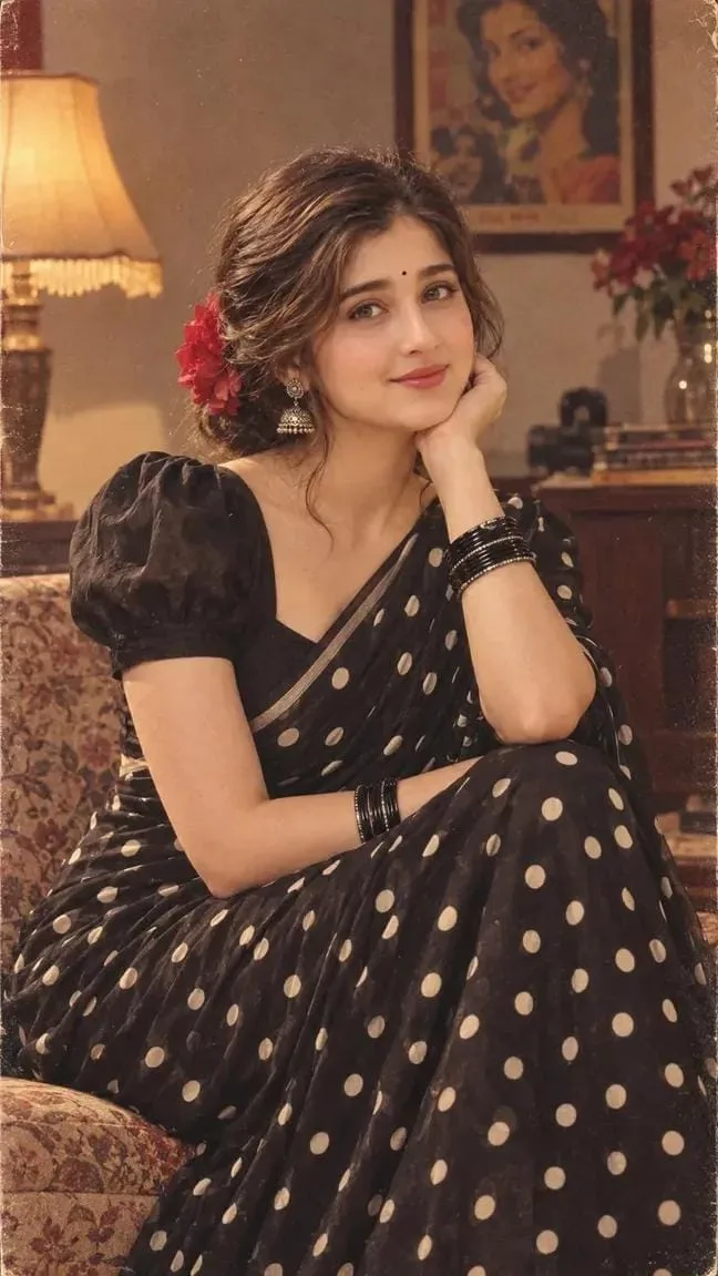 Vintage Sari Portrait