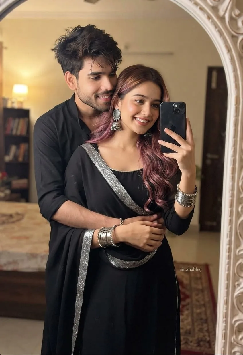 Romantic Mirror Selfie