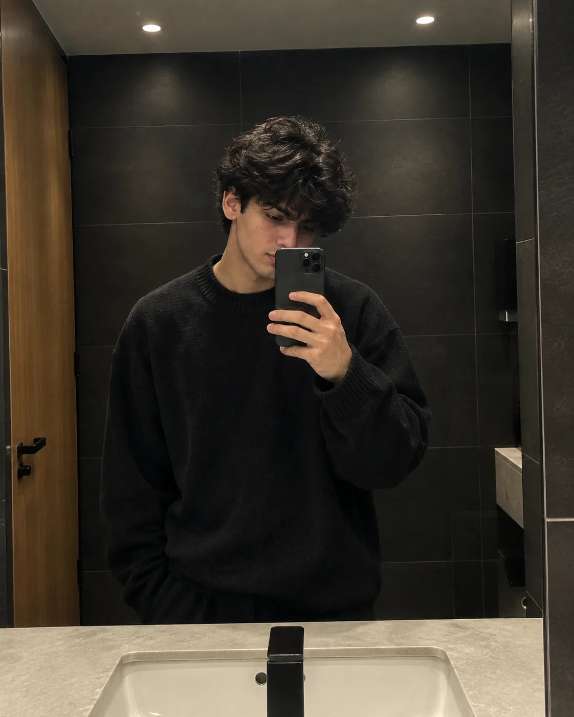 Midnight Minimalist Mirror.