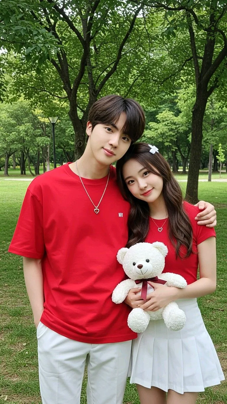 Red & White Romance: A Summer Park Date
