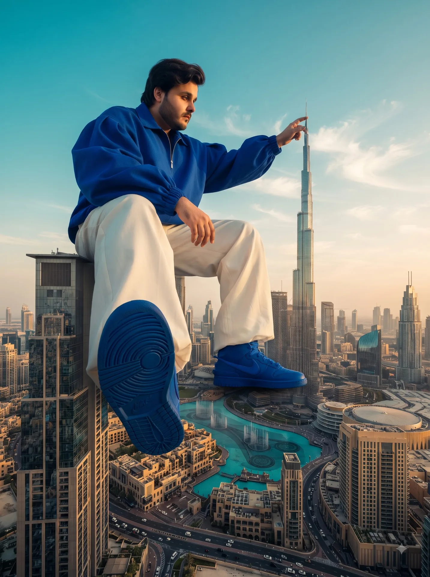 Giant-scale photography in Dubai