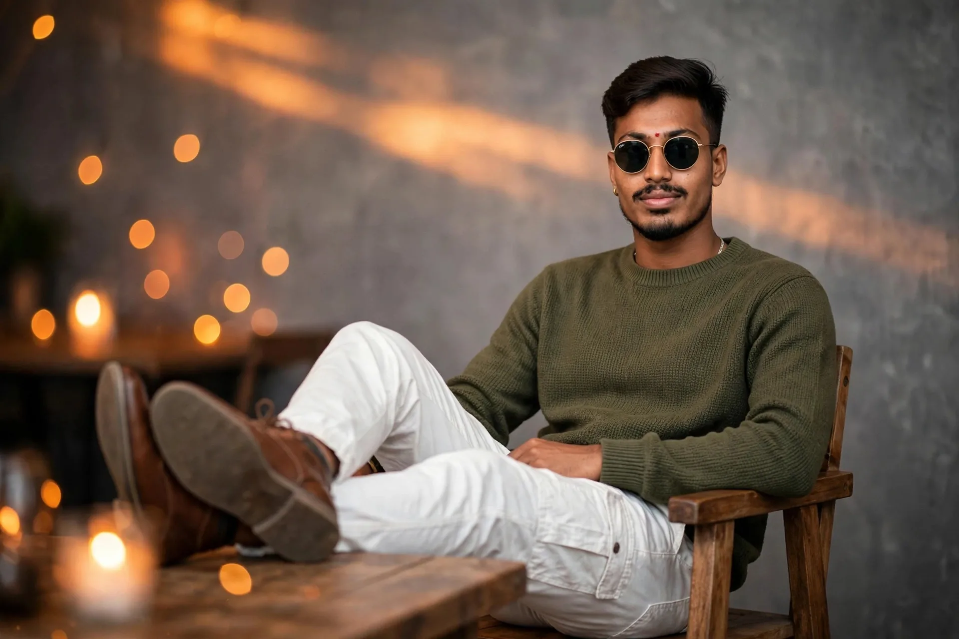 Cozy chill look bro