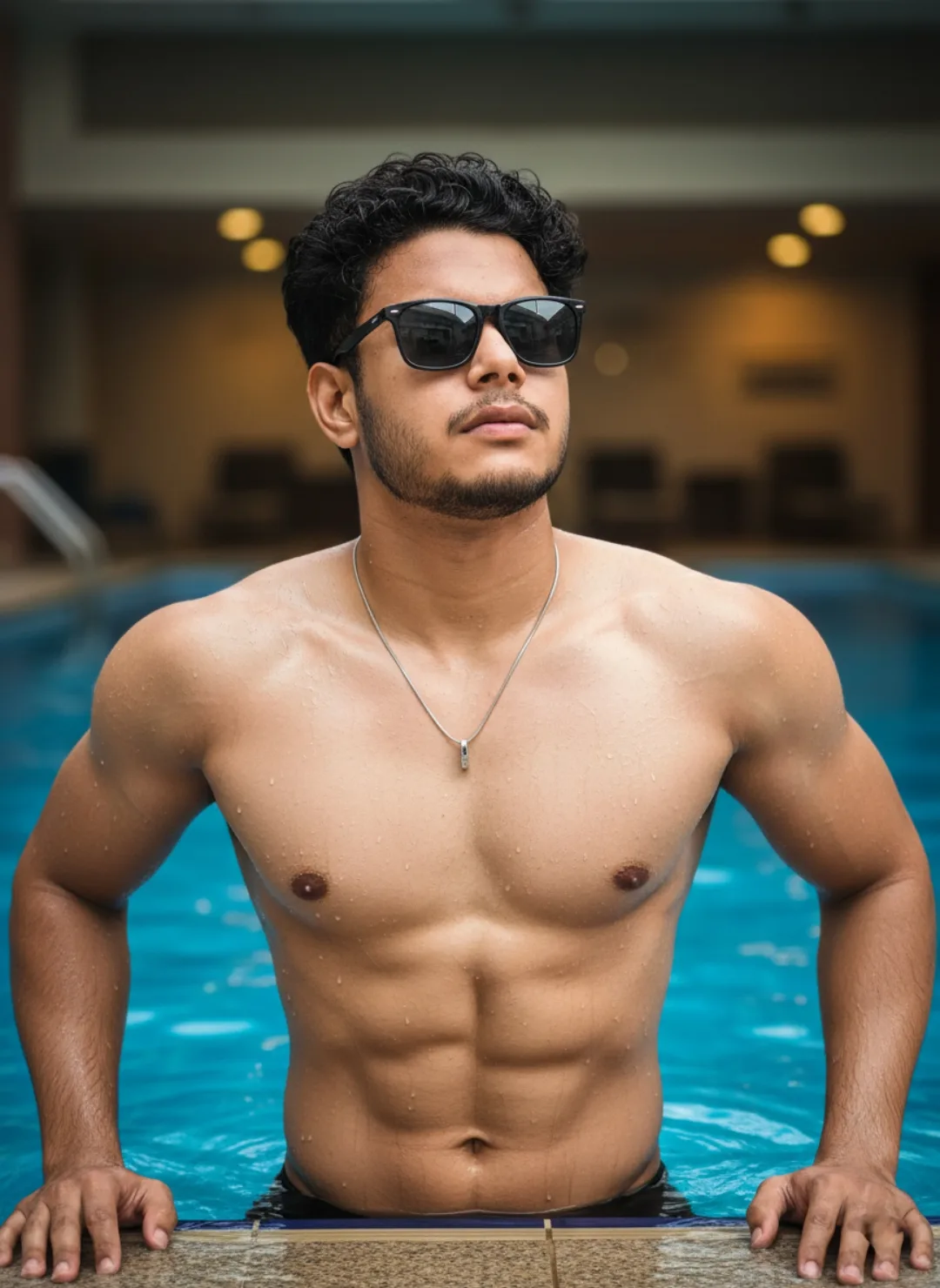 Poolside Adonis
