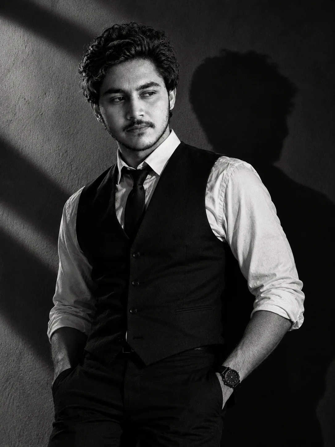 Noir Presence — The Shadow Portrait