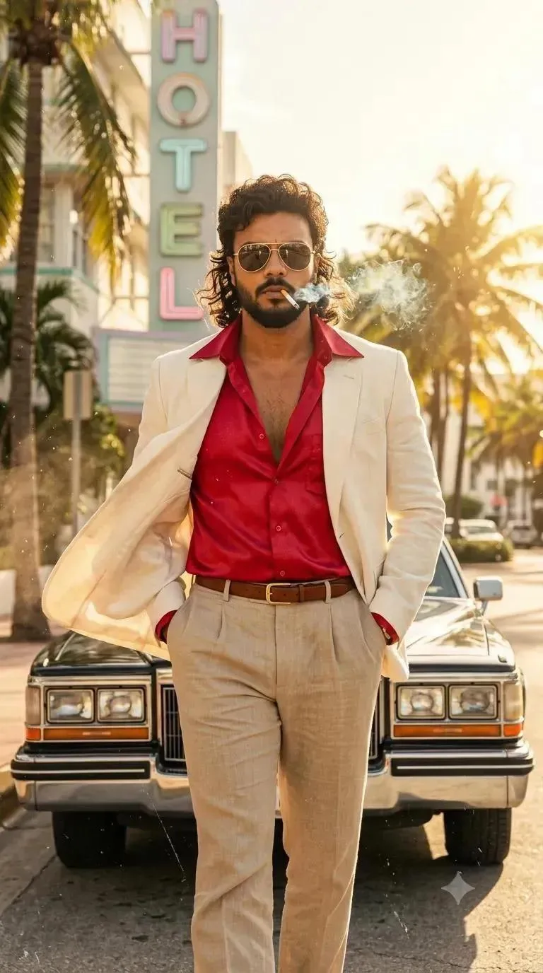 Retro Miami Vibes 🌴 | Vintage Fashion Editorial