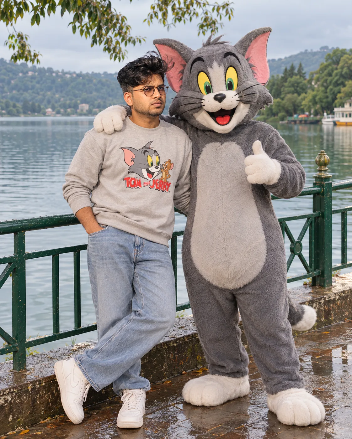 Tom and Jerry Lakeside Portrait