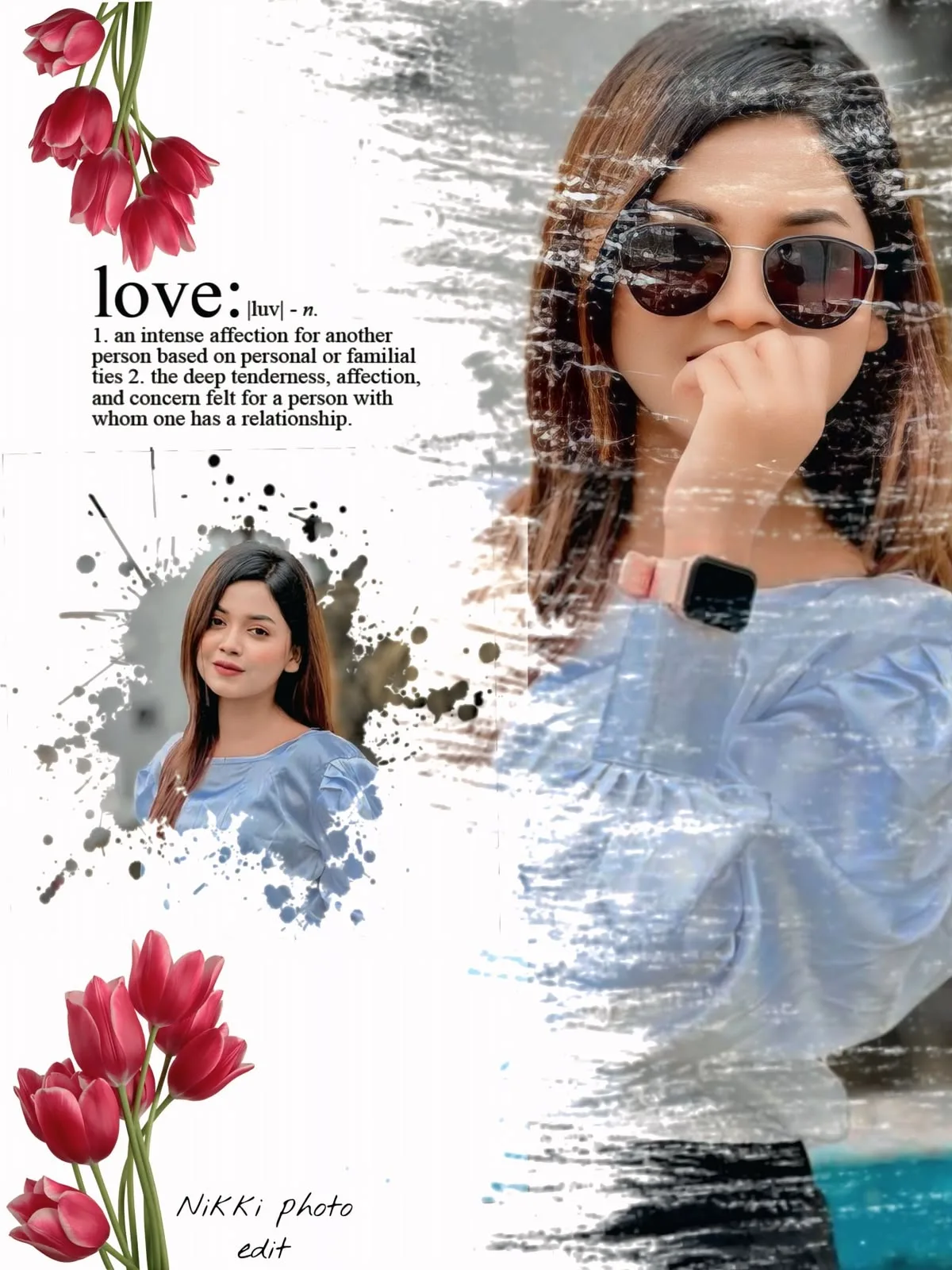 Love in Motion – Artistic Water Reflection Portrait