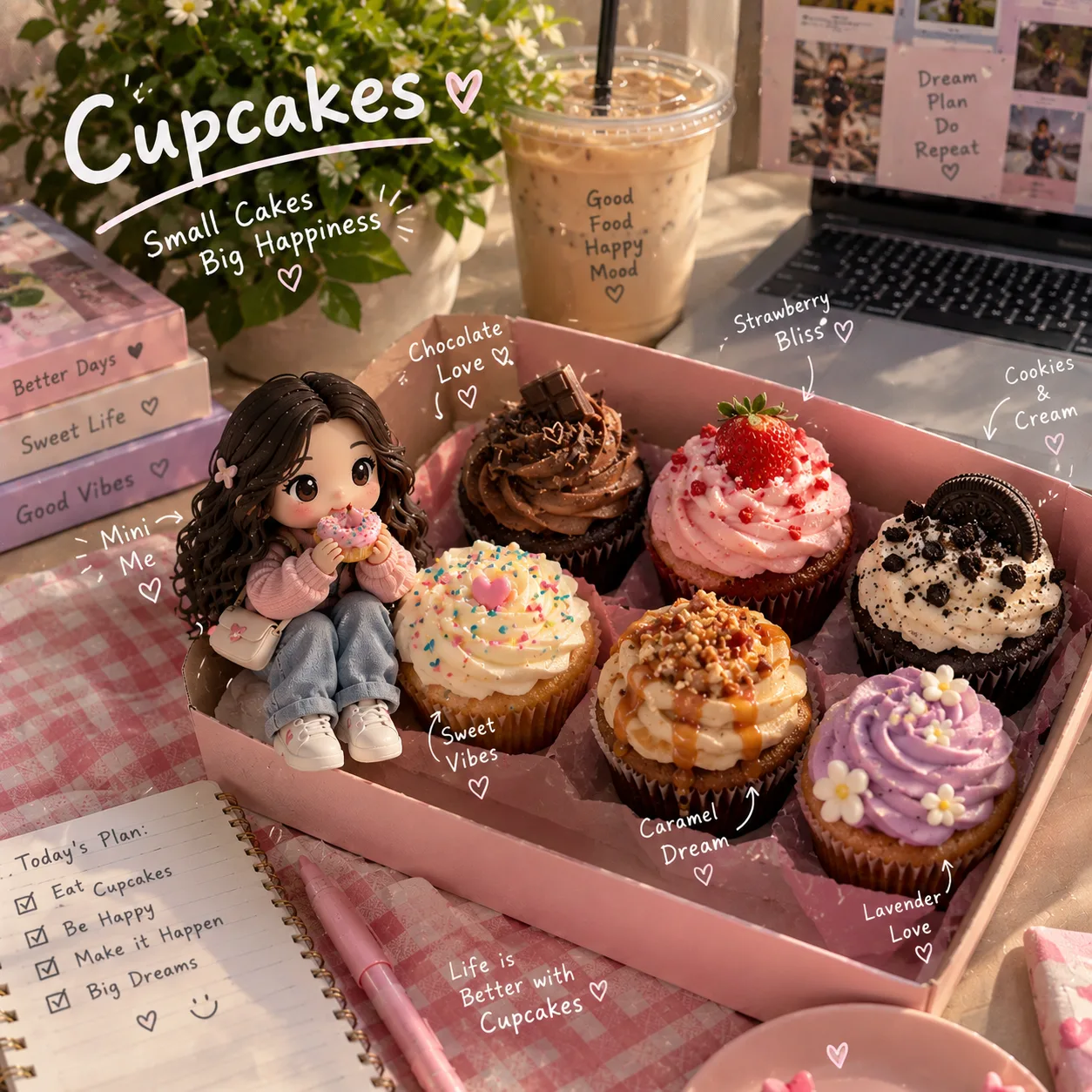 Cupcakes — Mini Person UGC Food Photography