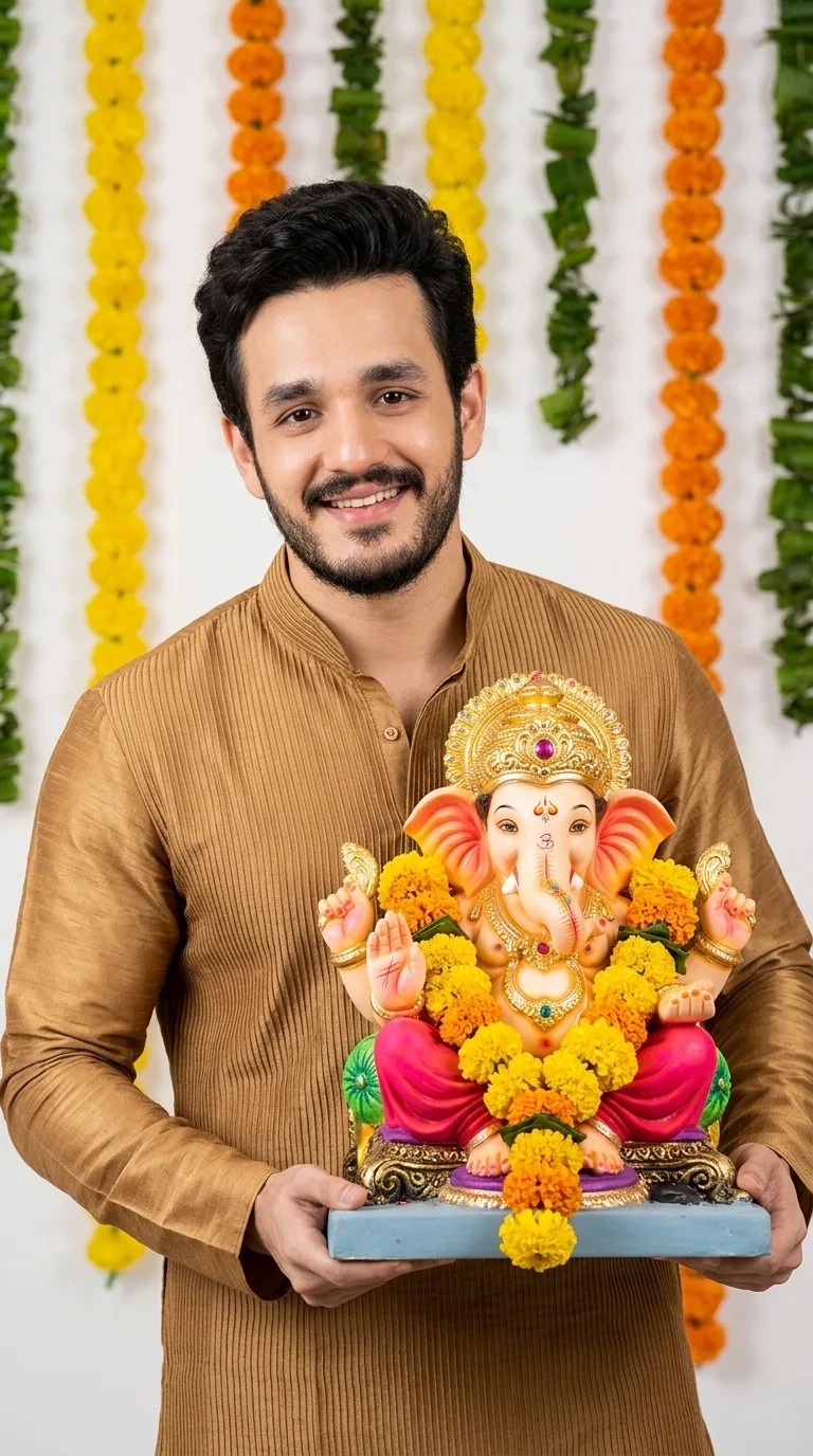 “Ganesh Chaturthi Special — Joyful Festive Ganesha Portrait Prompt