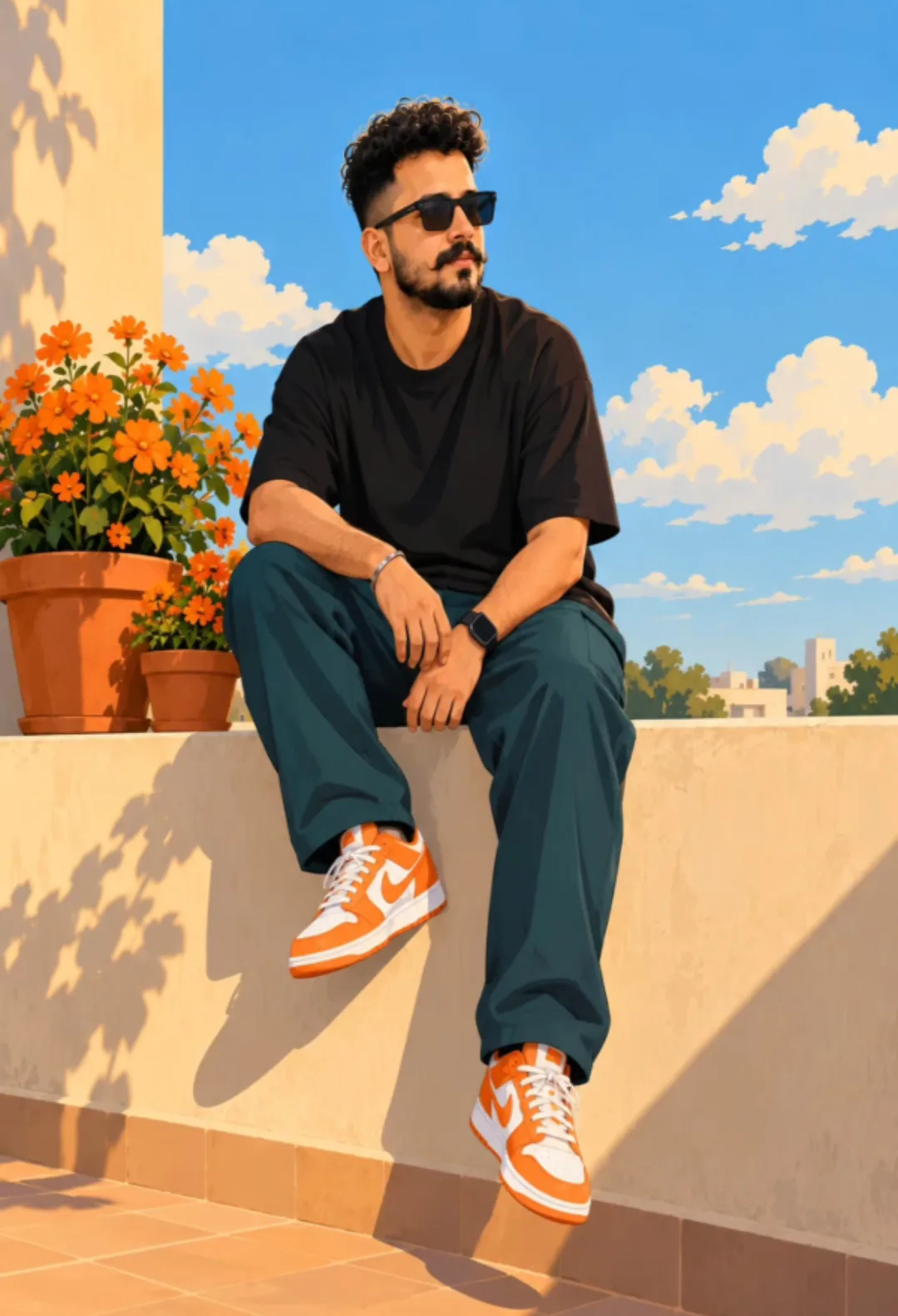 Boys stylish portrait