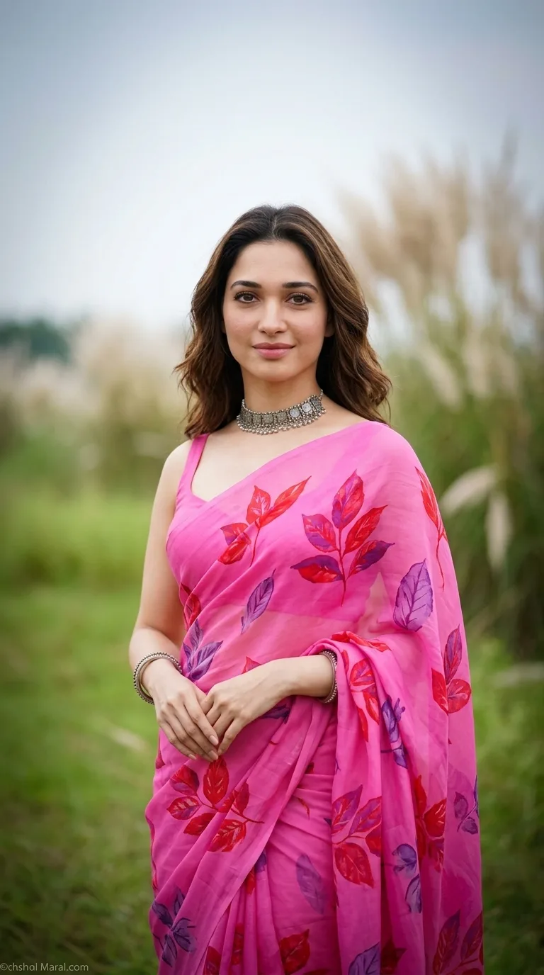 GIRLS BEAUTIFUL SAARI OUTDOOR PORTRAIT