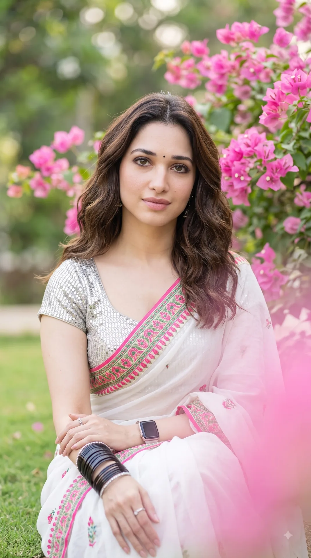 🌸✨ Dreamy Pastel Saree Instagram Portrait AI Photo Prompt 📸