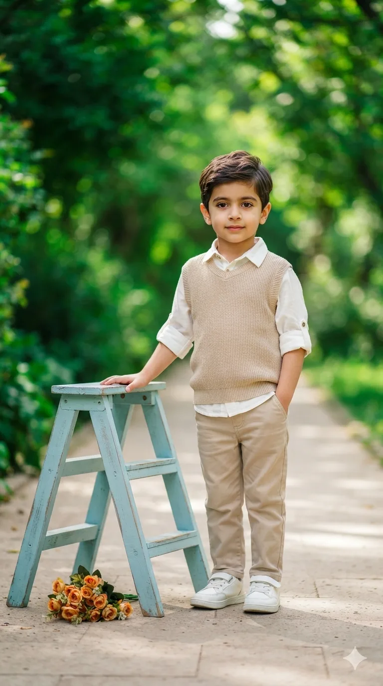Cute Boy Beautiful Pose