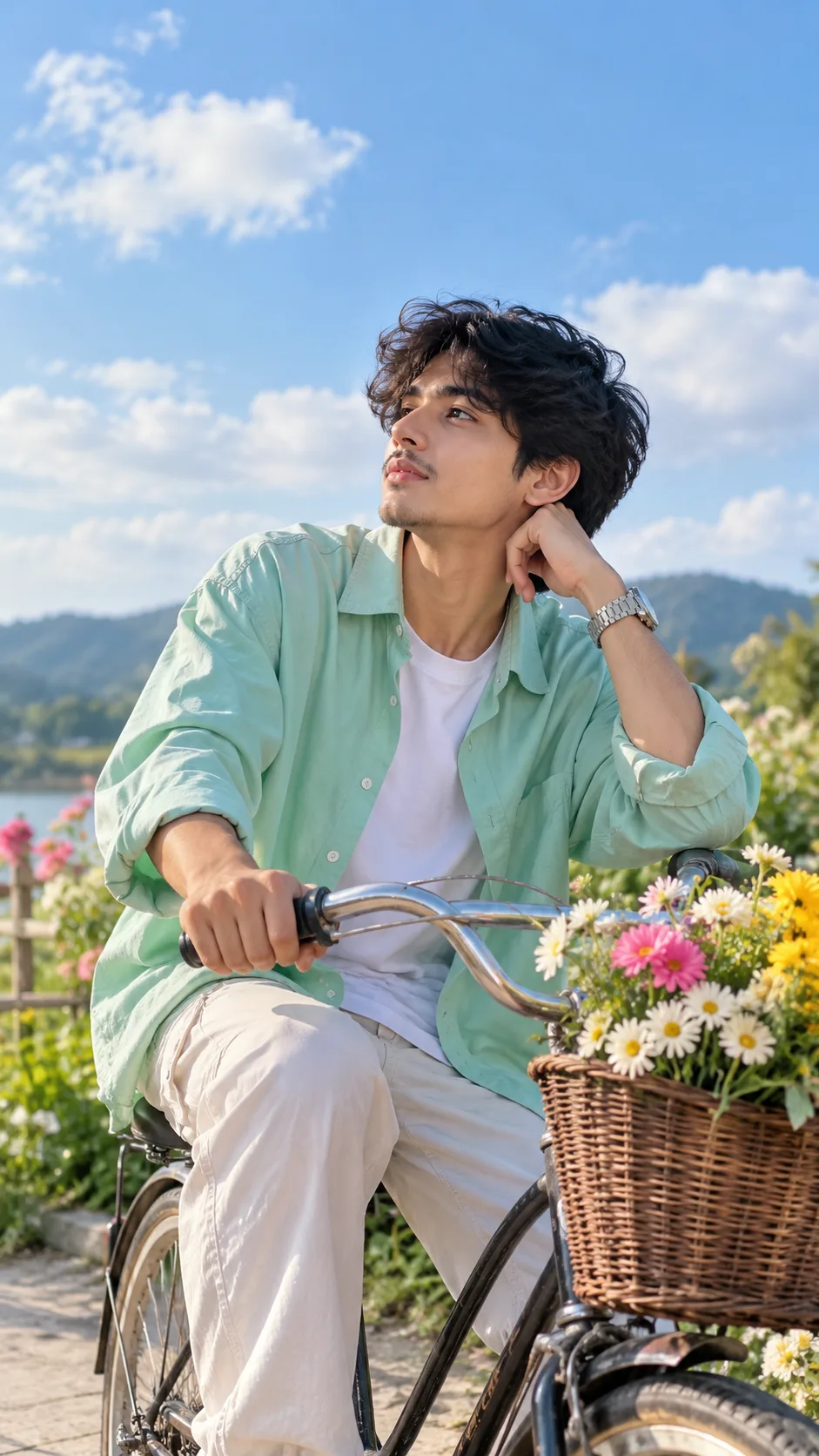 Ultra realistic cinematic portrait of a young man