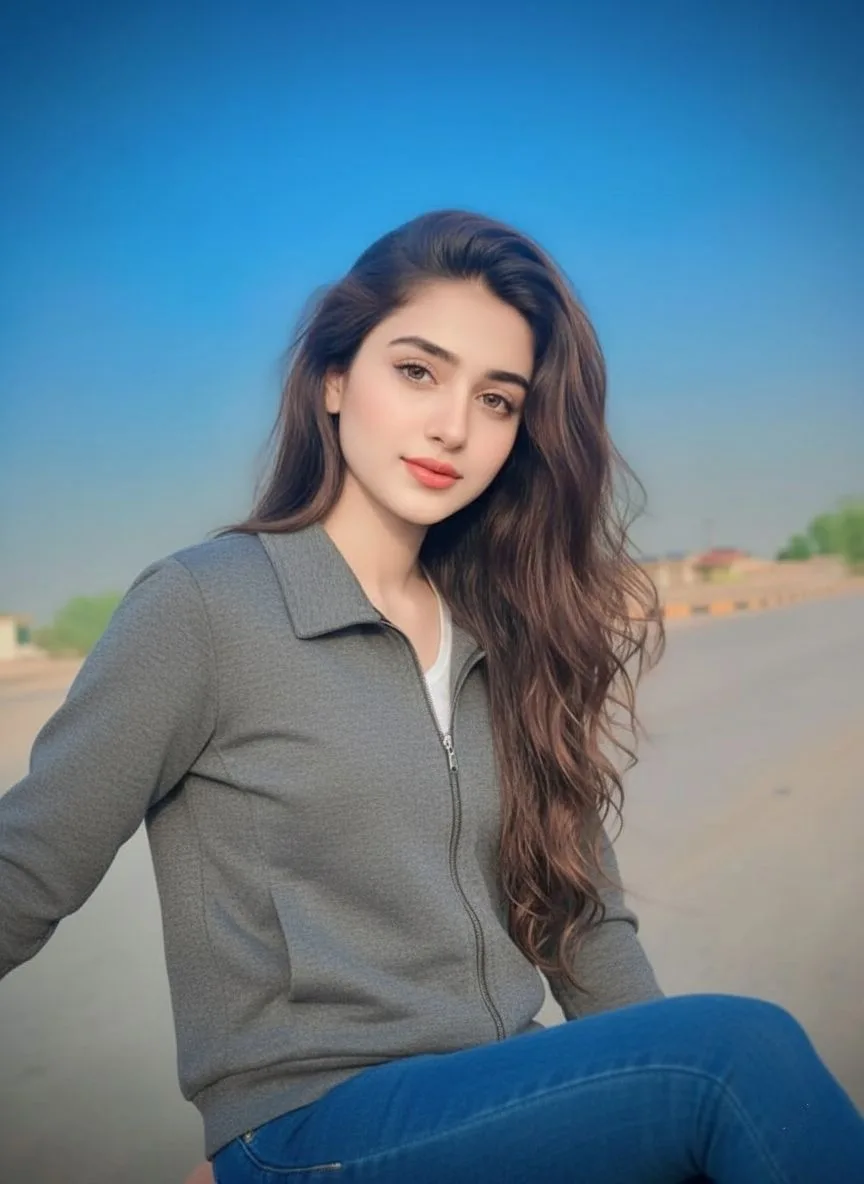 Casual Grey Jacket Outdoor Portrait