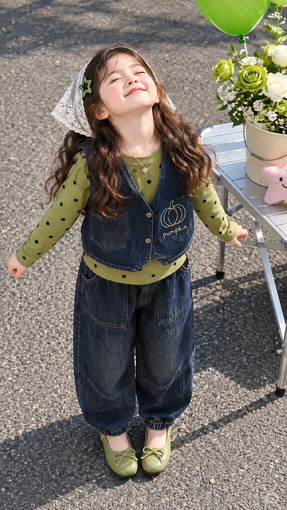 Cute Kids Fashion Photoshoot AI Prompt