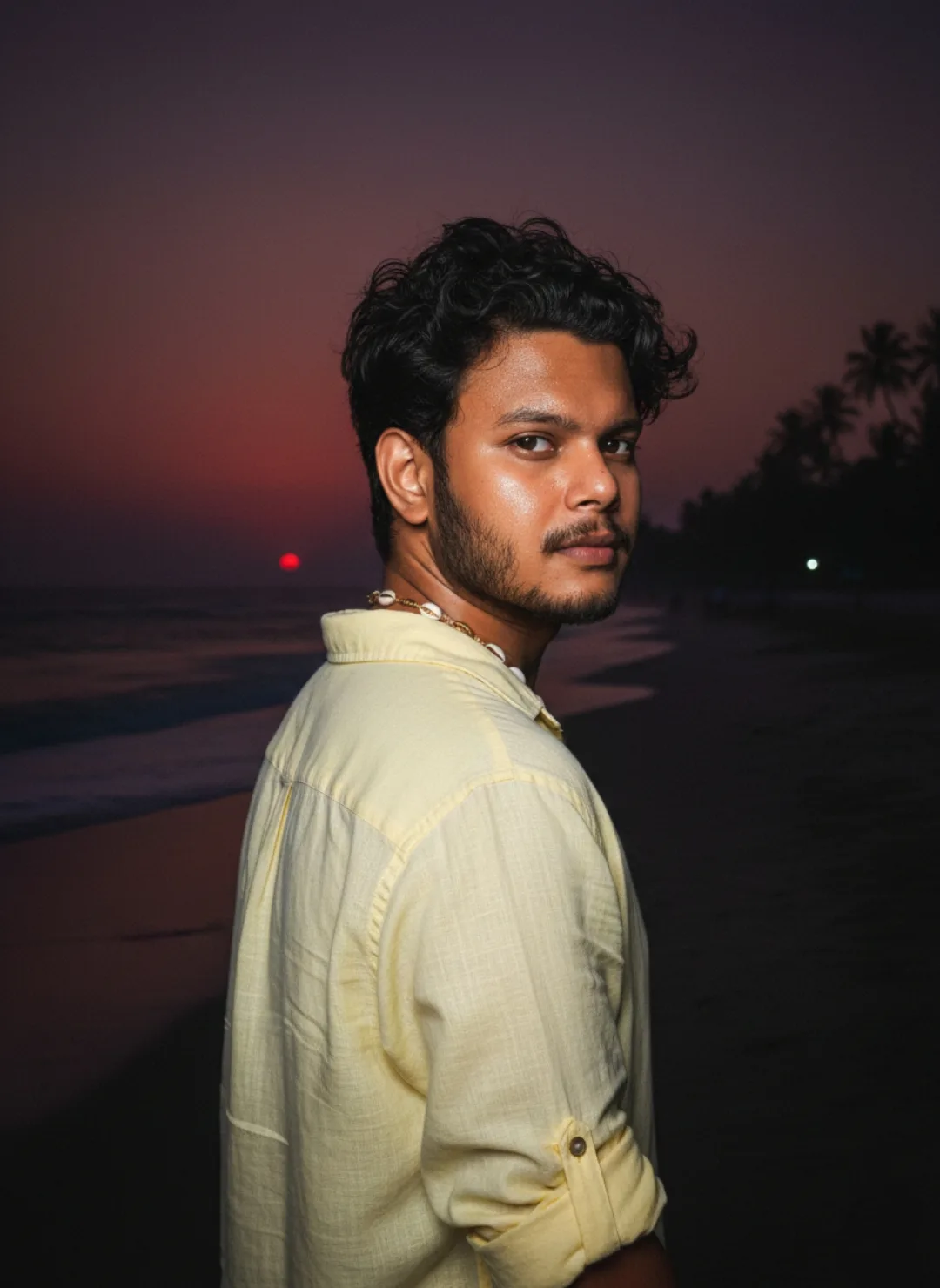detailed AI image generation prompt capturing the exact look, lighting, and mood of this photo: Prompt: