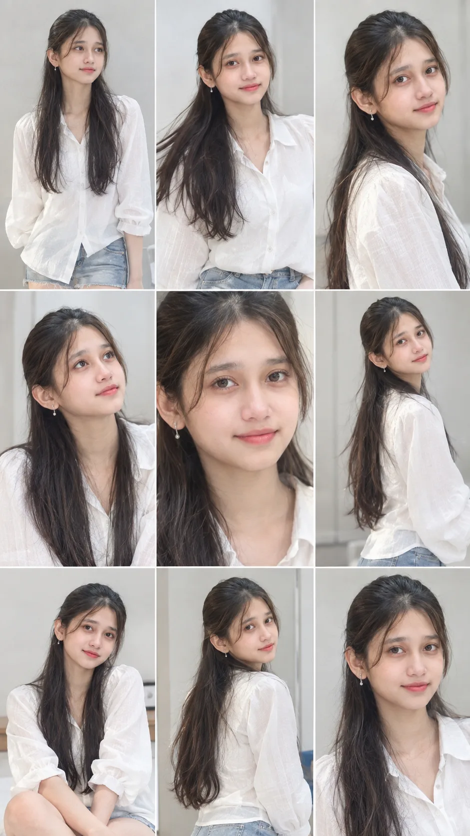 Korean Idol 3x3 Facelock Portrait Photoshoot