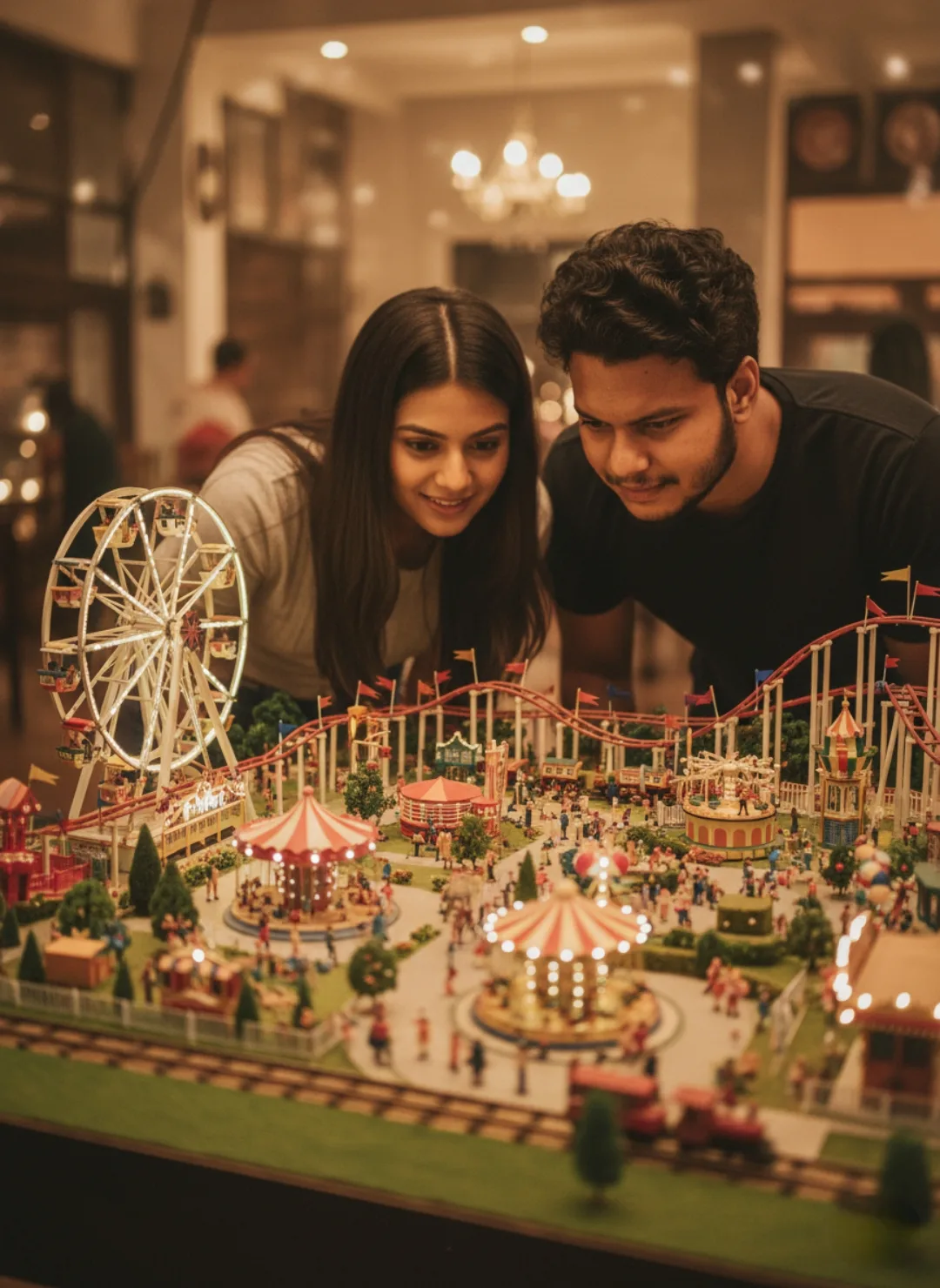 Miniature Amusement Park Date
