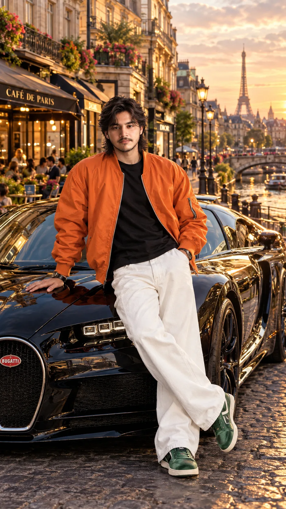 Golden Hour Luxury — European Streets & Bugatti Chiron