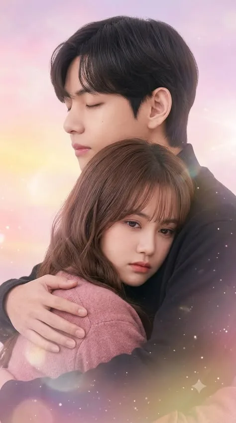 The Cosmic Embrace: A Pastel Dreamscape