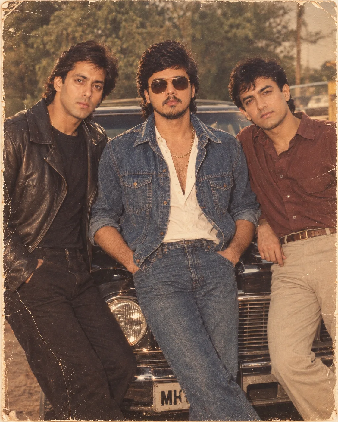 Vintage 1986s Photo With Salman Khan And Aamir Khan