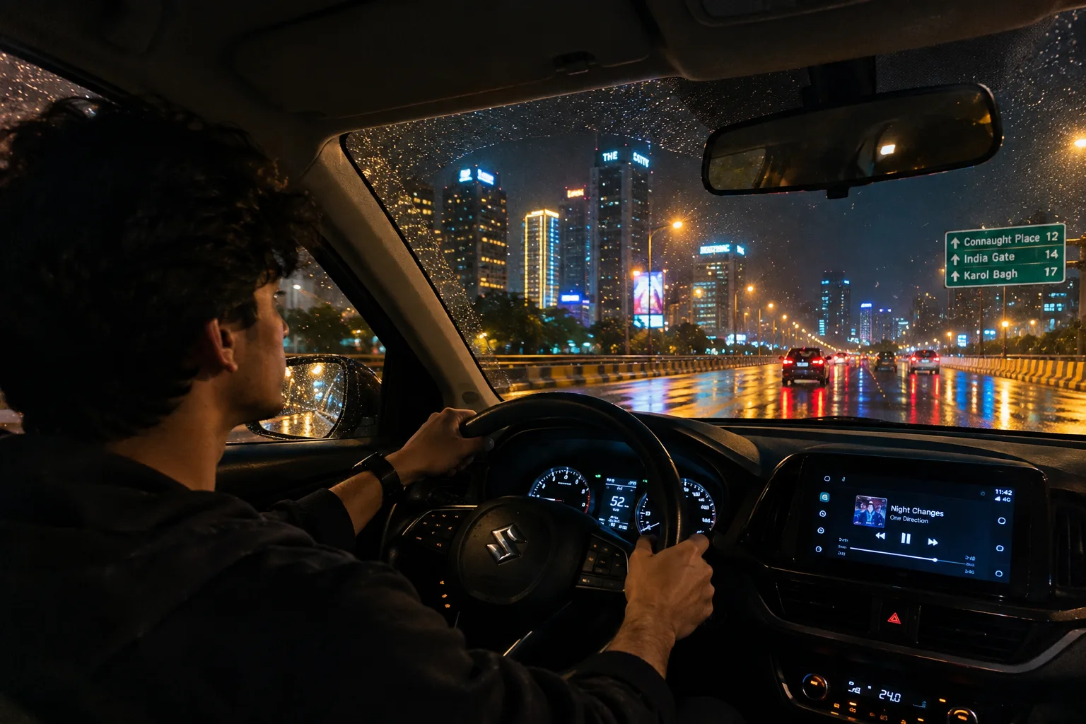 Cinematic Night Drive