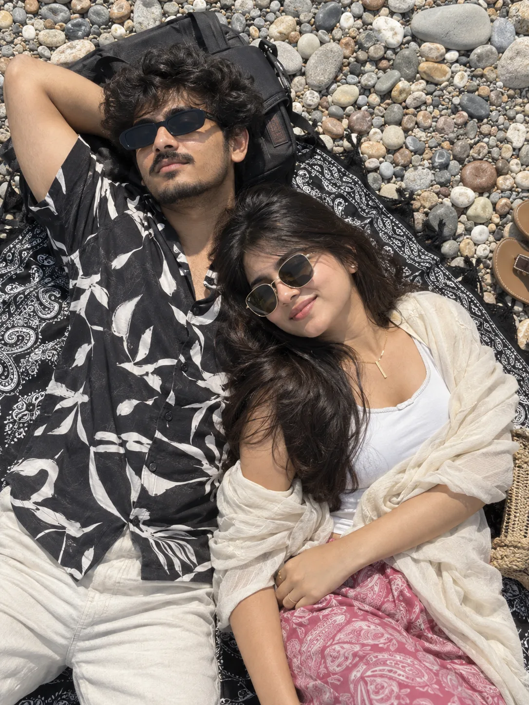 Ultra realistic cinematic romantic couple portrait