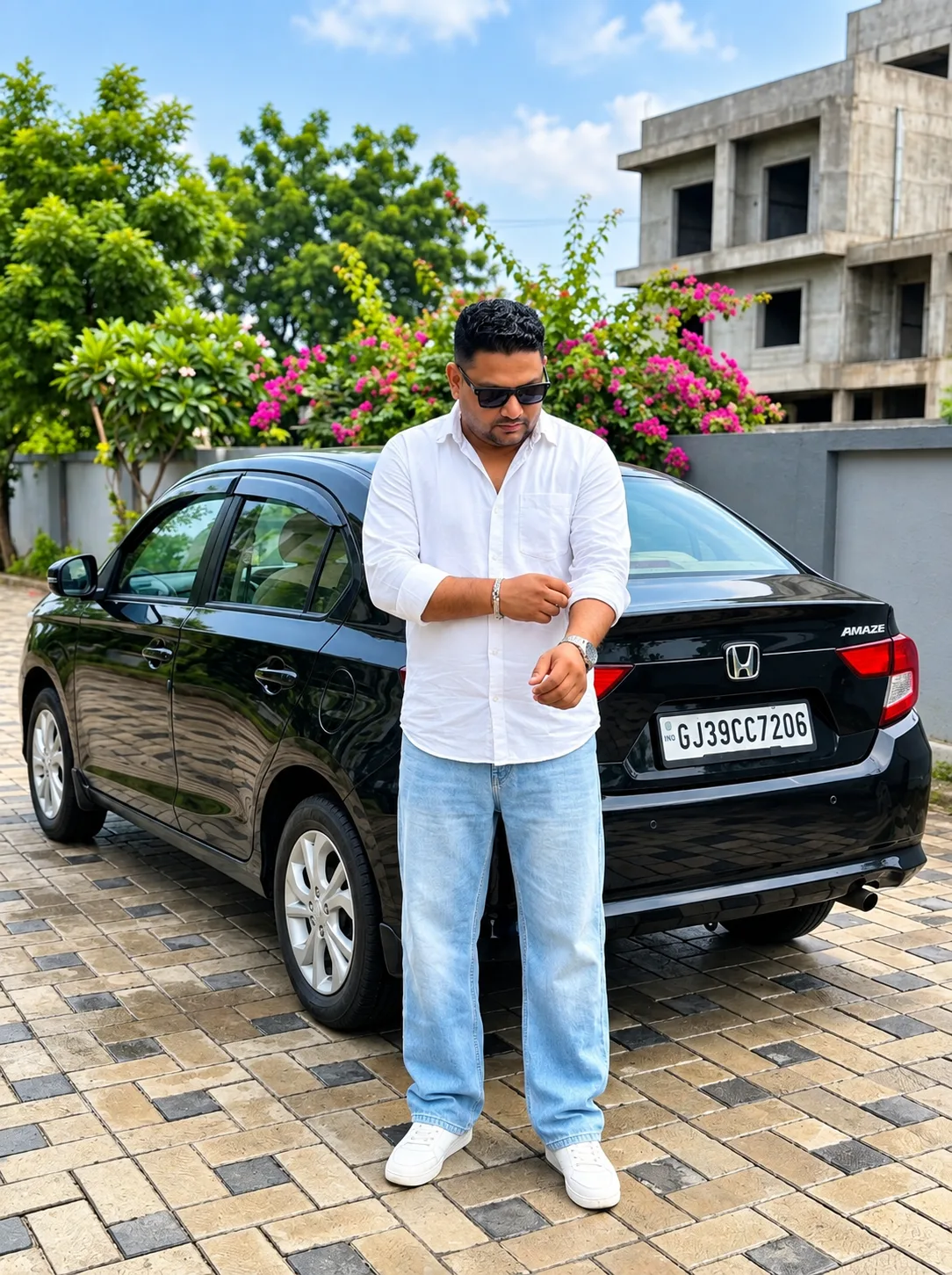 Image Title:  🖤 “Royal Attitude – Naresh Maheshwari” 😎🚘