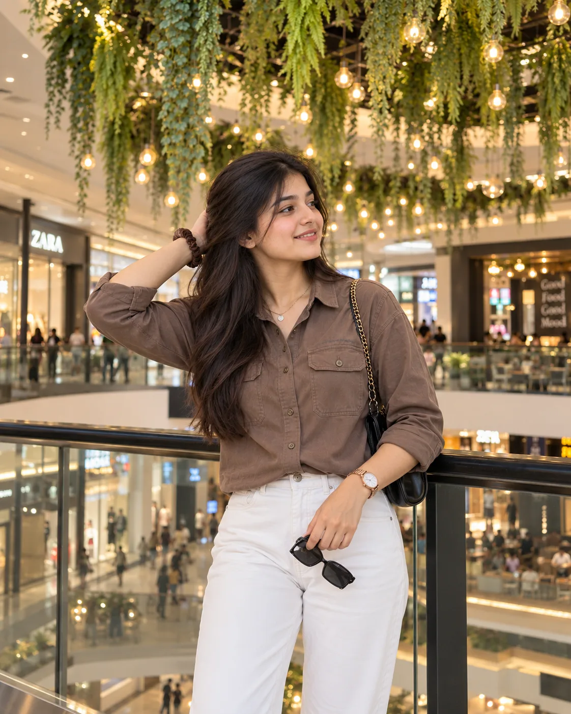 Modern Mall — Cinematic Female Lifestyle Portrait