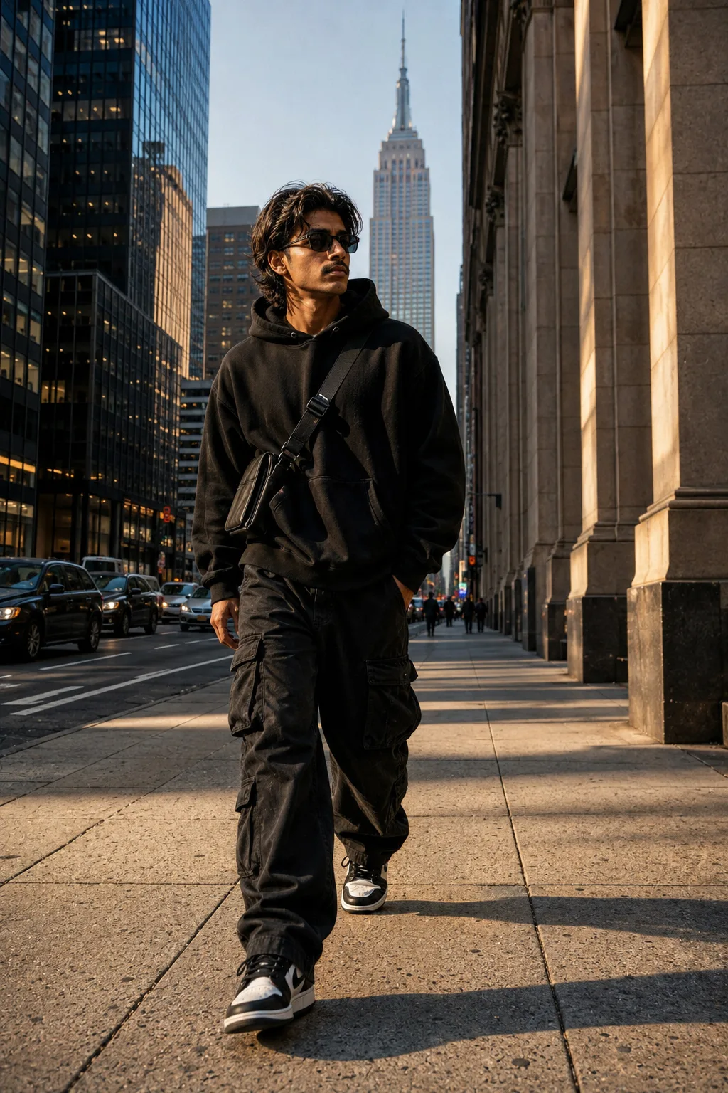 Golden Hour Manhattan Streetwear — Urban Confidence