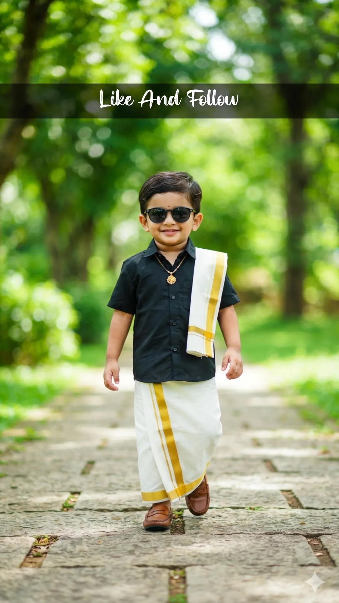 Cute Child Traditional Dress Photo
